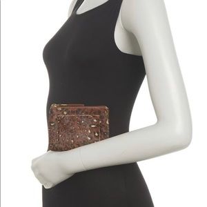 NEW Madewell Small Genuine Calf Hair Zip Pouch